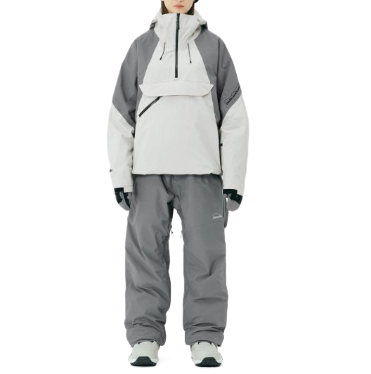 QUASAR 2L PULLOVER JACKET LIGHT GREY