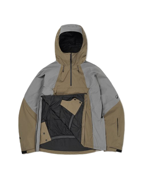 QUASAR 2L PULLOVER JACKET MUD