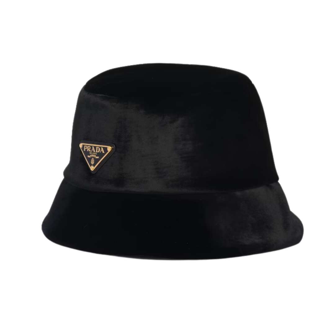 velvet bucket hat