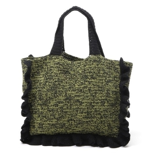 Crochet Frill Tote Bag