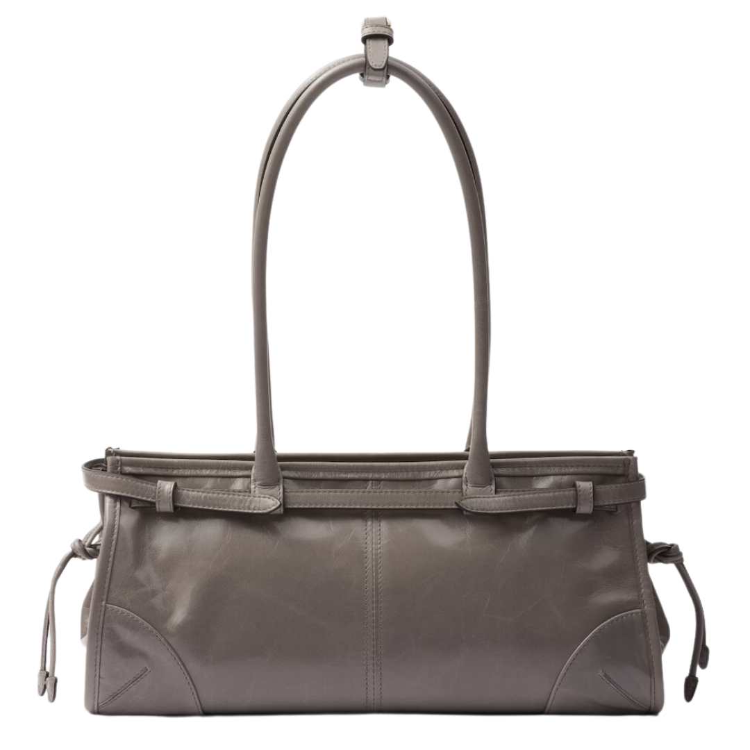 medium leather handbag