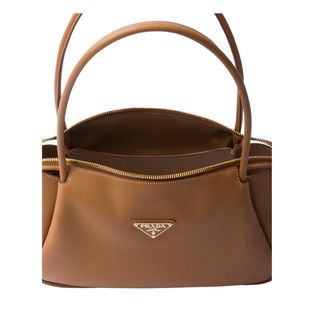 medium leather handbag