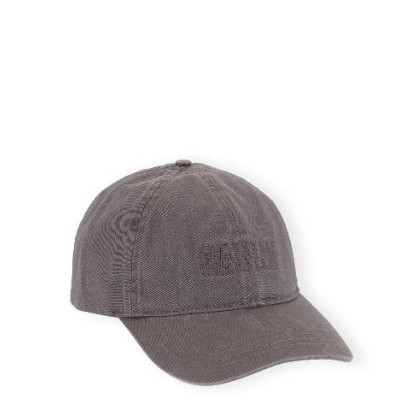 Dark gray embroidered logo cap