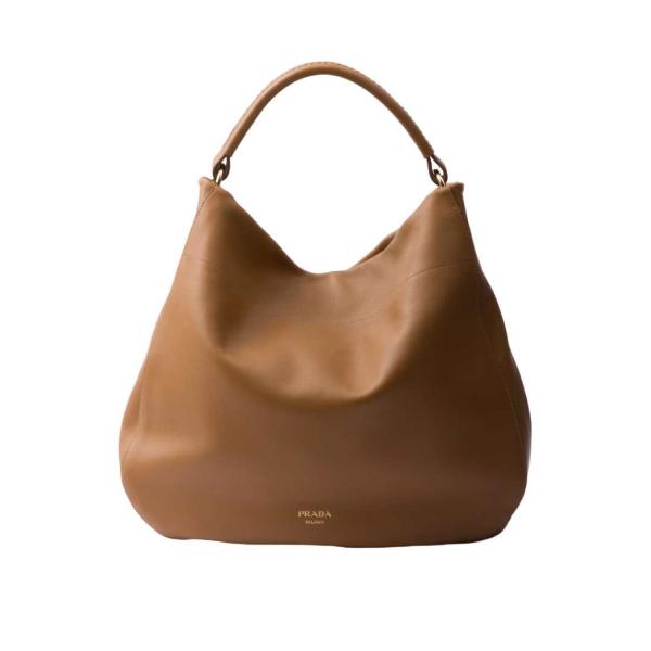 Large leather shoulder bag