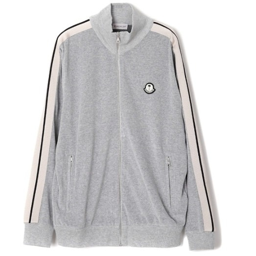 Moncler Palm Angels logo patch zip-up