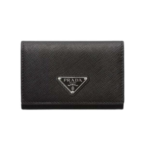 Saffiano leather card wallet