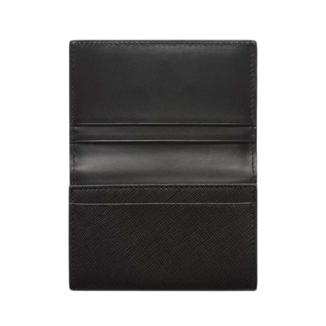 Saffiano leather card wallet