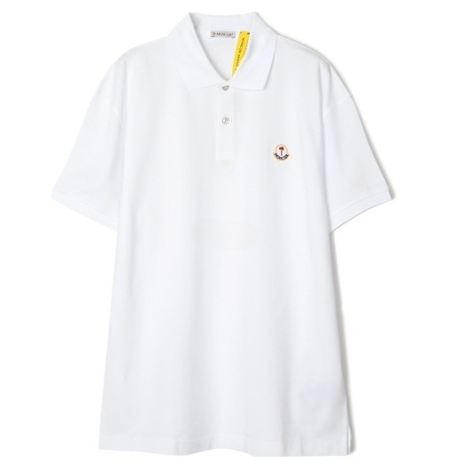 Palm Angels logo embroidered polo shirt