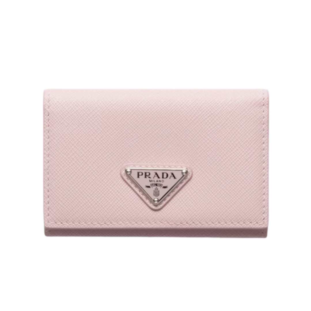 Saffiano leather card wallet