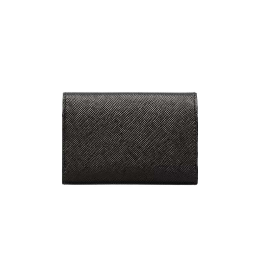 Saffiano leather card wallet