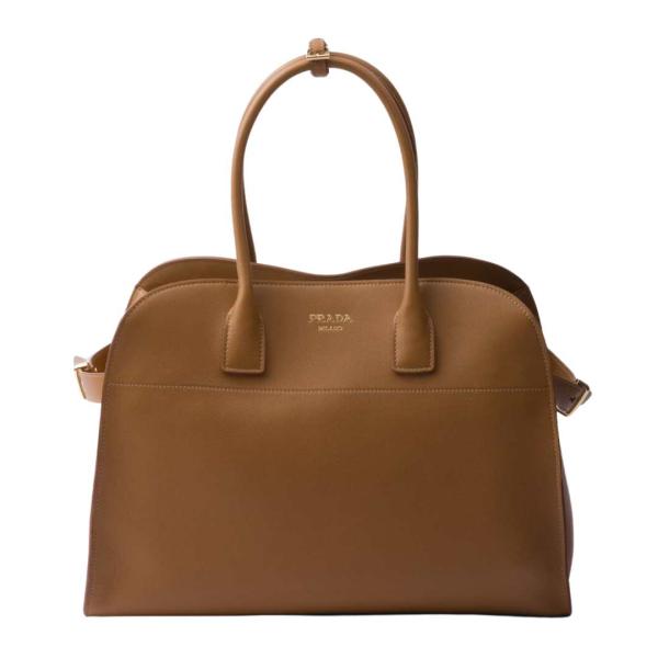 Large leather tote bag