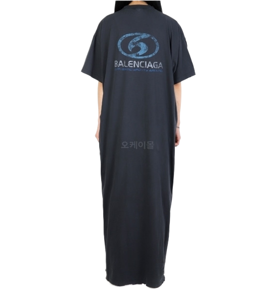 SURFER MAXI T-shirt dress