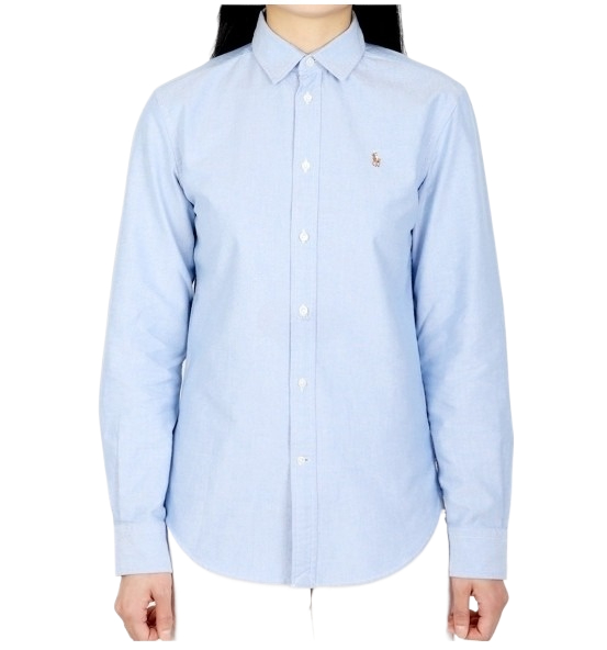 Pony logo embroidered Oxford shirt 