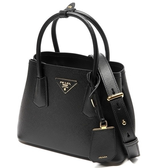 Prada double saffiano leather mini bag