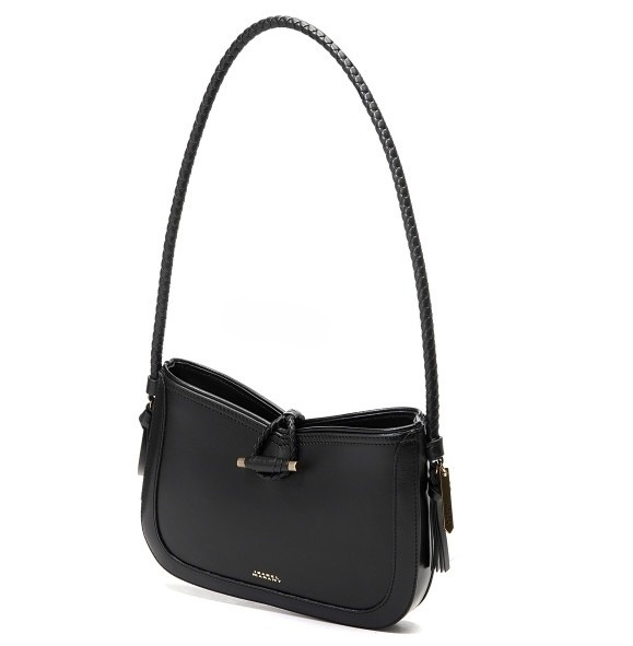 Vigo leather baguette shoulder bag