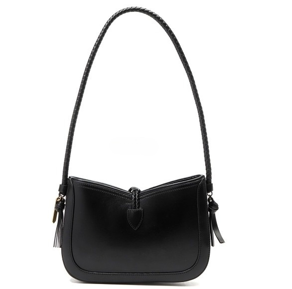 Vigo leather baguette shoulder bag