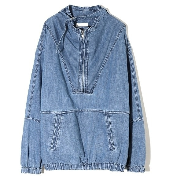 Claude denim half jacket