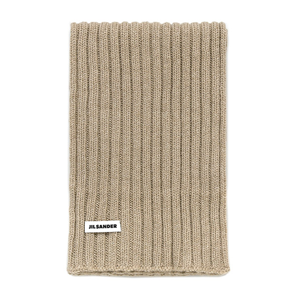 Medium Beige Wool Muffler