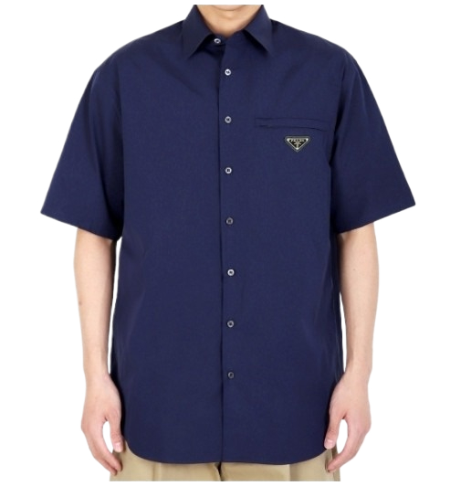 Poplin short sleeve shirt