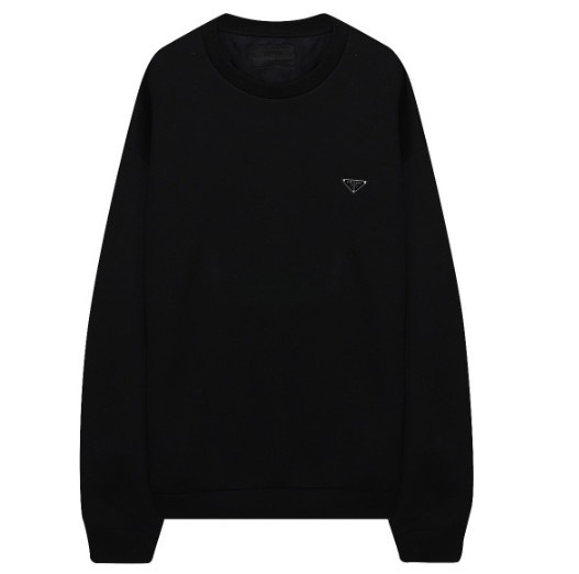 Technical cotton sweatshirt