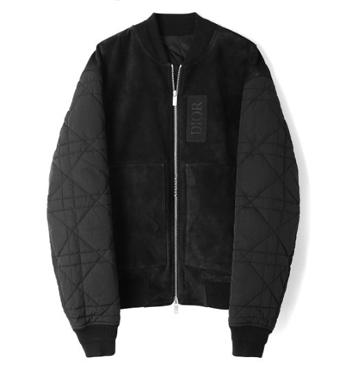 Zipper varsity blouson