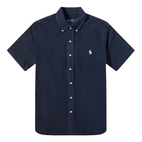 Pony logo embroidered polo short sleeve shirt 