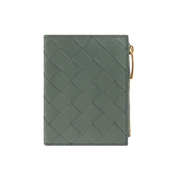 Small Intrecciato bi-fold wallet