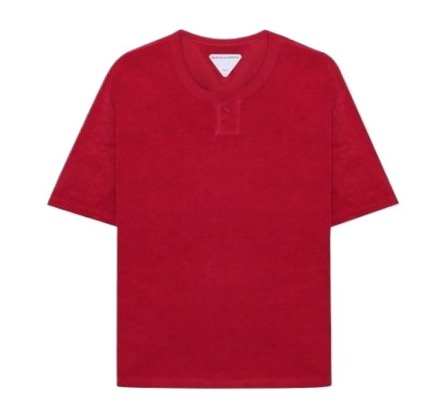 Towel one-button t-shirt