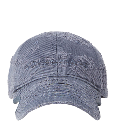 Logo embroidered laser destroy ball cap