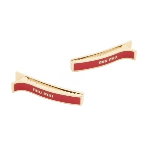 Enamel metal hair clip