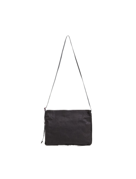 Crossbody Wax Cotton Bag in Grey