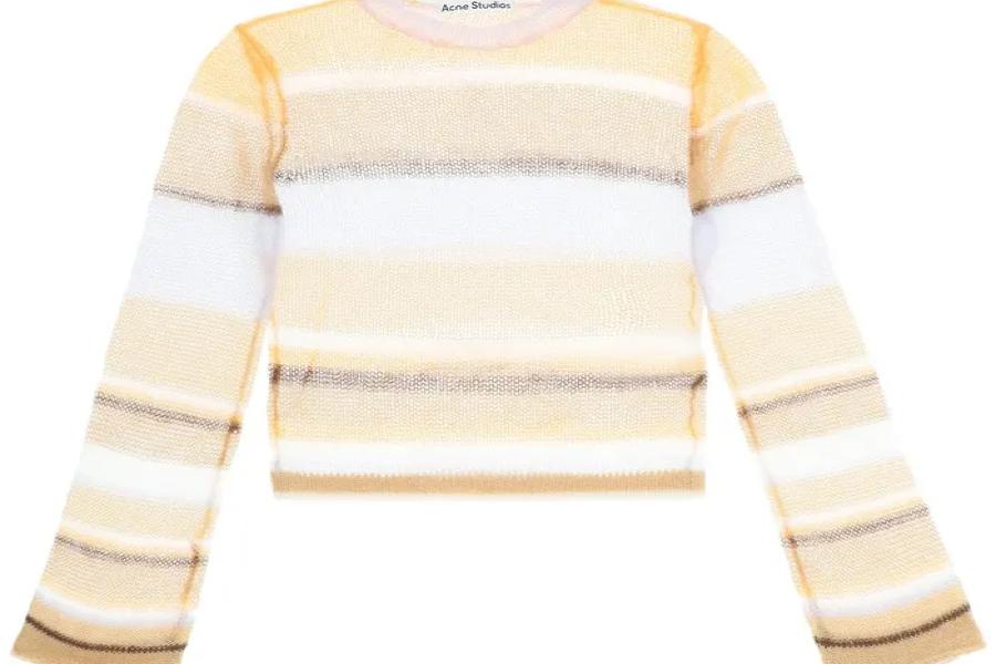 Striped mohair sweater