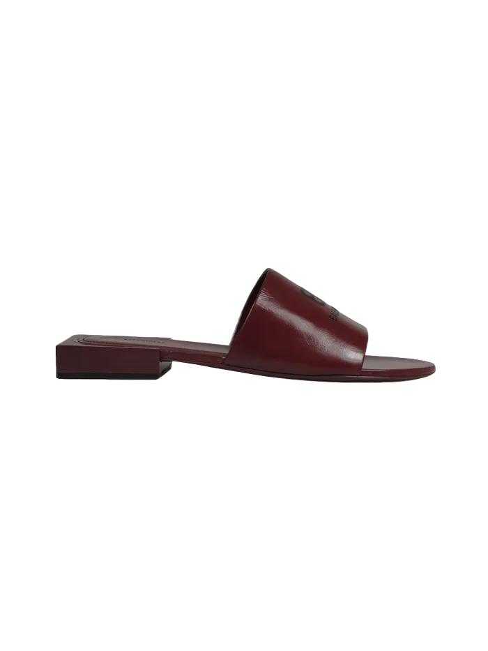  BOX SANDAL BURGUNDY