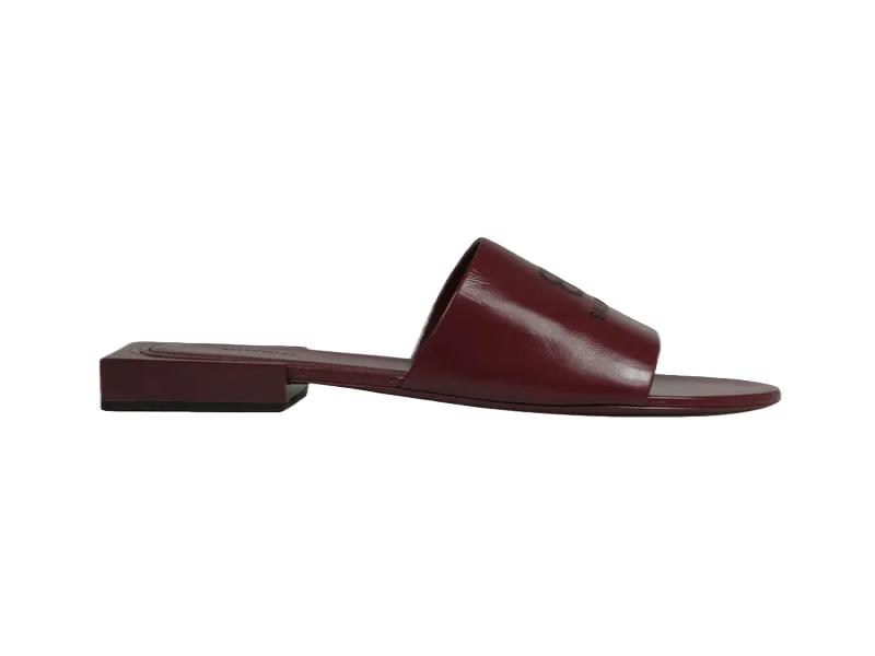  BOX SANDAL BURGUNDY