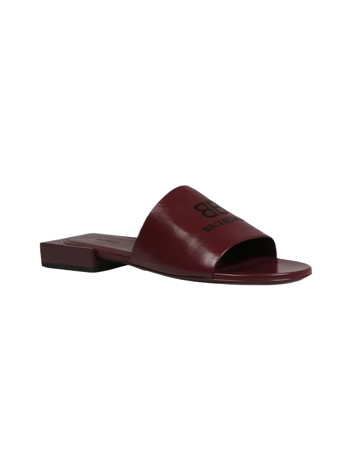  BOX SANDAL BURGUNDY