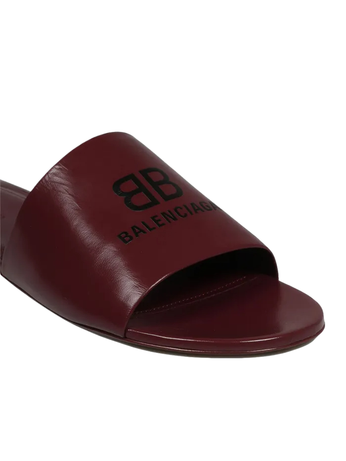  BOX SANDAL BURGUNDY