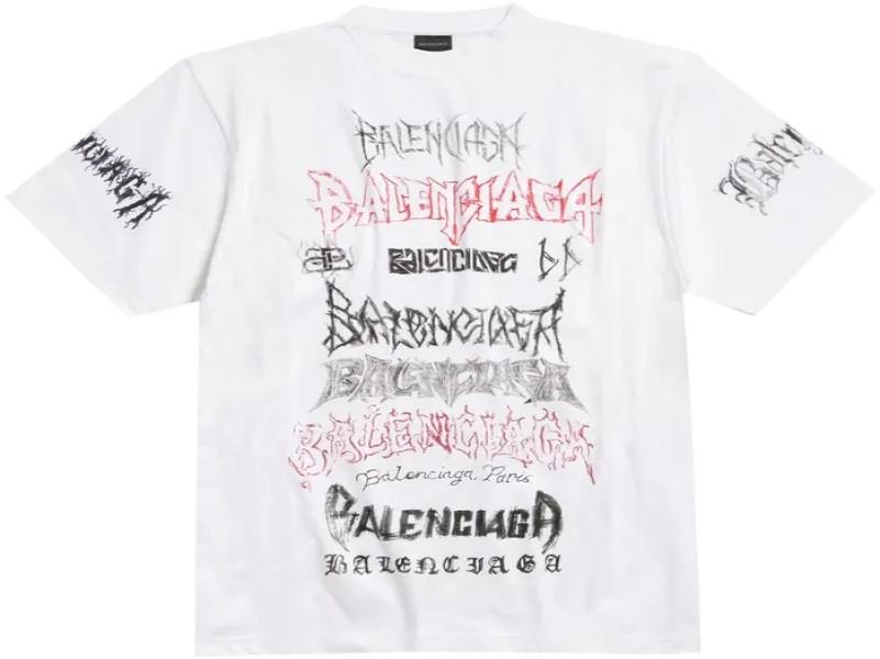 Balenciaga T-shirts and Polos White