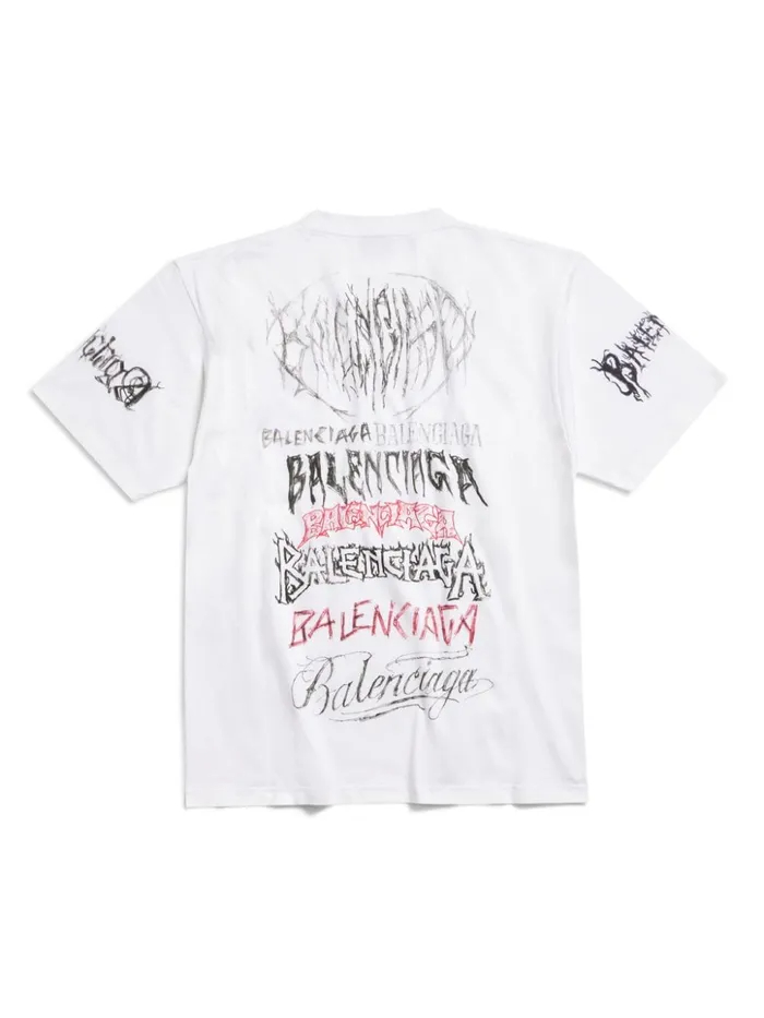 Balenciaga T-shirts and Polos White