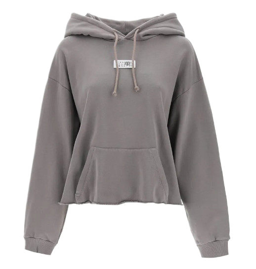 Hoodie with numeric logo 