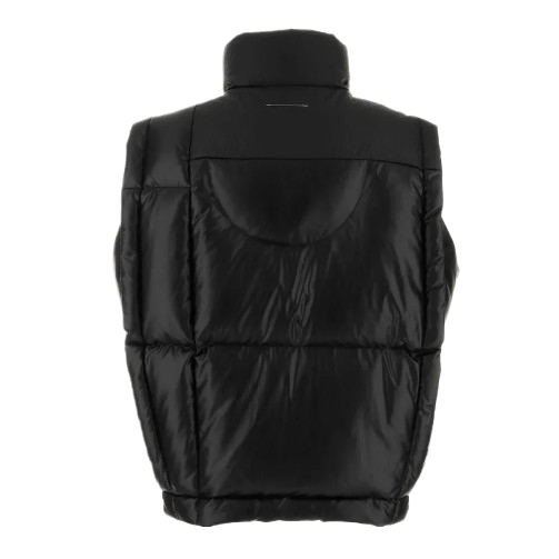 Black viscose down jacket