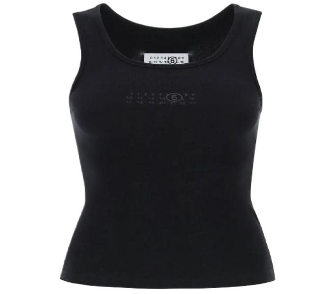 Tank top with numeric logo