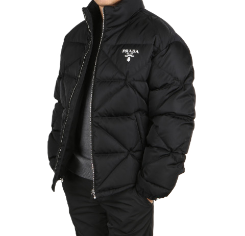 Logo Re-Nylon Quilted Padded Jacket