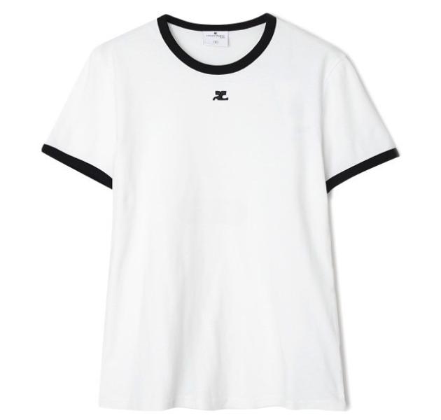 Courrèges Re-Edition Contrast T-Shirt