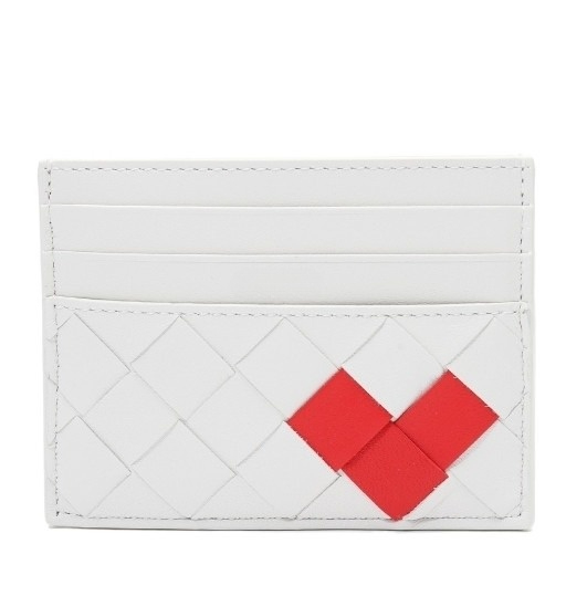 Intrecciato card case