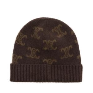 Monogram wool beanie