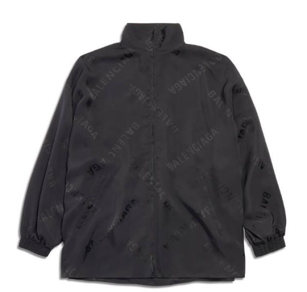 BAL Diagonal All-Over Fluid Tracksuit Jacket