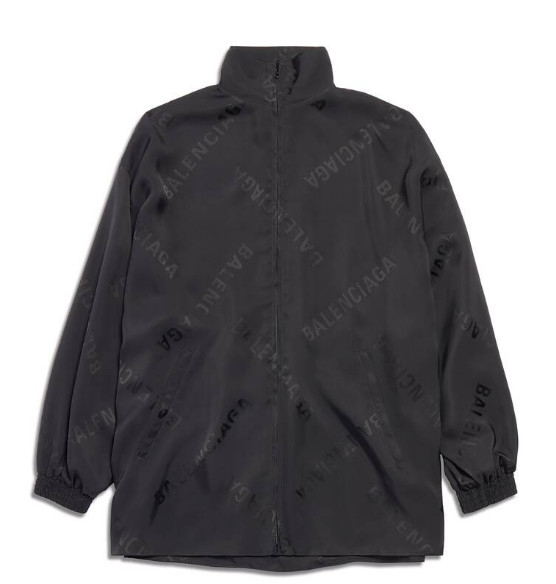 BAL Diagonal All-Over Fluid Tracksuit Jacket