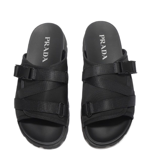 Buckle detail sandals - Black