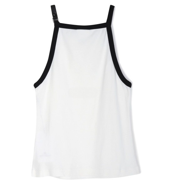 Buckle contrast tank top