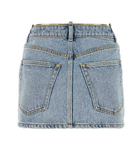 Denim mini skirt